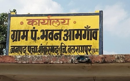 बलरामपुर में भ्रष्टाचार का खुलासा: बिना निर्माण के नाली का पैसा निकाला, शिकायत के बाद शुरू हुआ काम