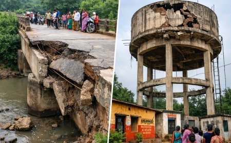 कांकेर में जर्जर पुल और पानी टंकी से बढ़ा खतरा, ग्रामीणों ने की त्वरित कार्रवाई की मांग
