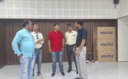 बेलतरा विधायक सुशांत शुक्ला ने किया बिलासपुर प्रेस क्लब के पुनर्निर्माण कार्यों का निरीक्षण