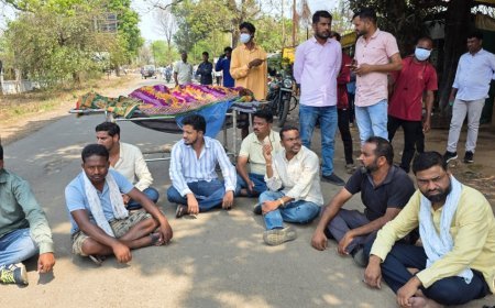 सुकमा में पोस्टमार्टम में देरी पर बवाल: शव सड़क पर रखकर प्रदर्शन, अस्पताल पर लापरवाही के आरोप