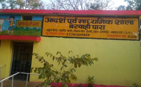 बलरामपुर में मासूम छात्रा से दुर्व्यवहार का आरोप, पानी गिरने पर प्रधान पाठक ने सिर पर उड़ेला पानी