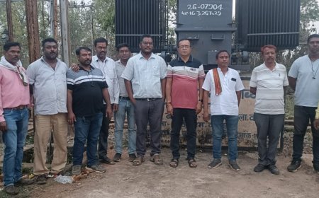 बीजापुर उपकेंद्र में पावर ट्रांसफॉर्मर की क्षमता बढ़ी, अब मिलेगी बेहतर और निर्बाध बिजली