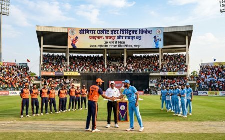 सीनियर एलीट इंटर डिस्ट्रिक्ट क्रिकेट: रायपुर और रायपुर ब्लू फाइनल में, 29 मार्च से भिड़ंत