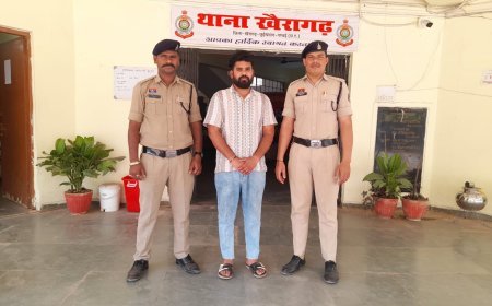खैरागढ़ में ऑनलाइन सट्टा पर पुलिस की कार्रवाई, आरोपी सतीश रजक गिरफ्तार