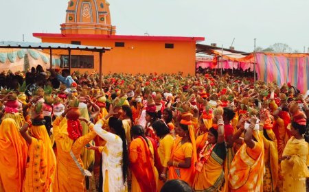 ढपढप में उमड़ा आस्था का सागर: 21 हजार महिलाओं की भव्य कलश यात्रा ने रचा इतिहास