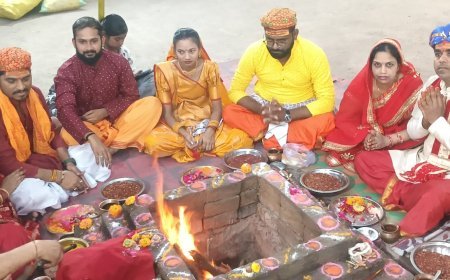 नानपुर में शतचंडी महायज्ञ सम्पन्न, मां कालिका मंदिर में नौ दिवसीय अनुष्ठान का भव्य समापन