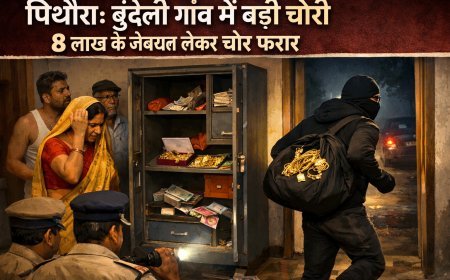 पिथौरा के गौरव ग्राम बुंदेली में बड़ी चोरी: 8 लाख के जेवरात लेकर फरार हुआ चोर