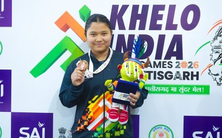 मां और खिलाड़ी दोनों की मिसाल: असम की पल्लवी पायेंग ने खेलो इंडिया ट्राइबल गेम्स में जीता रजत पदक