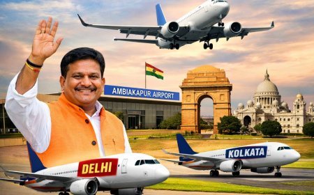 अंबिकापुर से दिल्ली-कोलकाता के लिए सीधी उड़ान शुरू, सरगुजा को मिली बड़ी सौगात