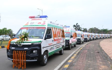 छत्तीसगढ़ में स्वास्थ्य सेवा को बड़ी मजबूती: 375 नई एंबुलेंस को मुख्यमंत्री दिखाएंगे हरी झंडी