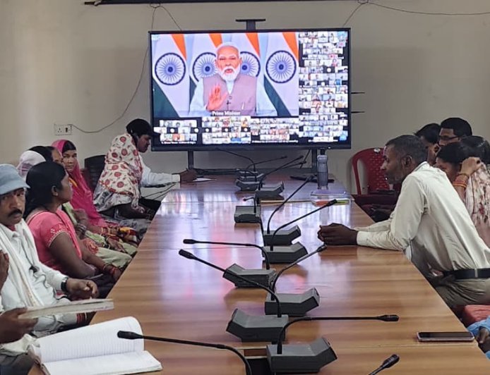 कृषि विज्ञान केंद्र कटघोरा में पोस्ट-बजट वेबिनार का सीधा प्रसारण, किसानों को बताए गए कृषि बजट के प्रावधान