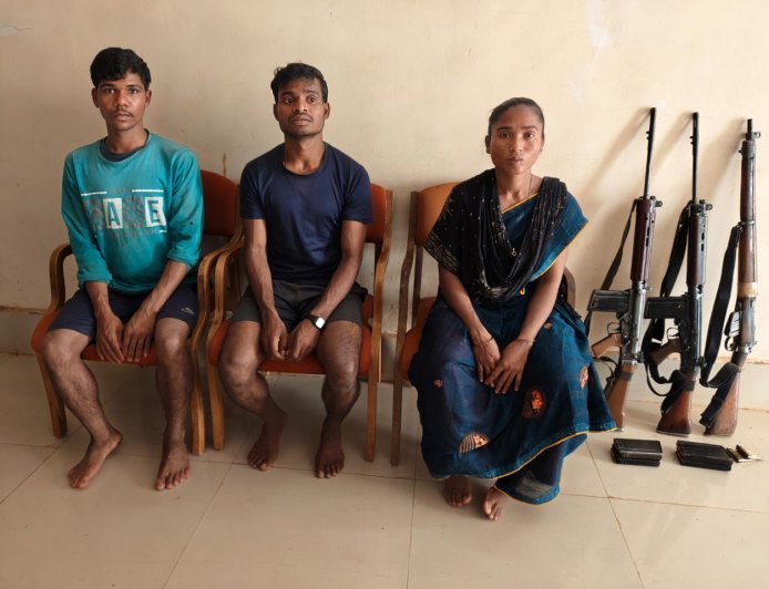 कांकेर में 3 और माओवादी कैडरों ने किया आत्मसमर्पण, 4 दिनों में कुल 9 ने छोड़ा हिंसा का रास्ता