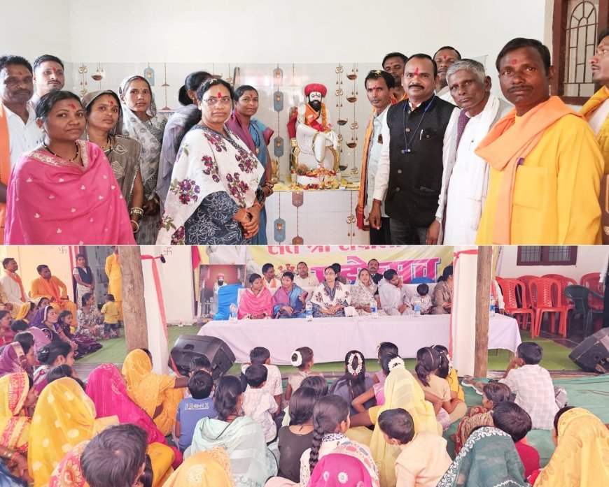 कोंडागांव जिले में बंजारा समाज के धर्मगुरु संत सेवालाल महाराज मंदिर का प्रथम निर्माण, बड़े बेंदरी में भव्य उद्घाटन व मूर्ति स्थापना