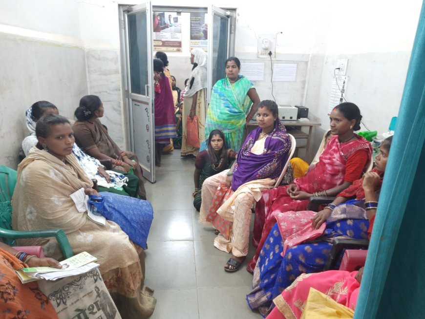 वनांचल ग्राम रेंगाखार में निःशुल्क स्वास्थ्य शिविर, 87 गर्भवती महिलाओं की सोनोग्राफी और 8 लोगों ने किया रक्तदान