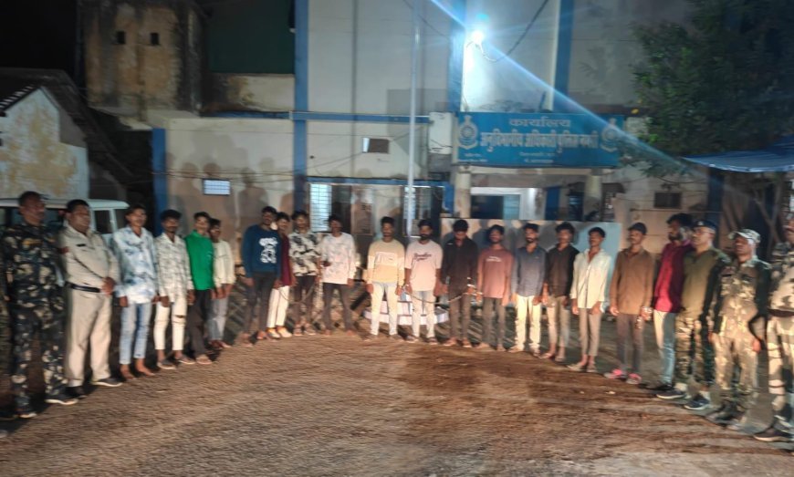 धमतरी में होली पर्व को शांतिपूर्ण बनाने धमतरी पुलिस की बड़ी कार्रवाई — 39 उपद्रवियों पर प्रतिबंधात्मक कार्यवाही, गुंडा-निगरानी बदमाशों की परेड