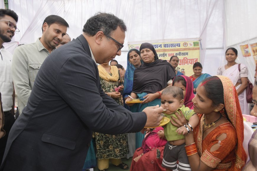 संपूर्णता अभियान 2.0 : आकांक्षी विकासखंड बोडला के शिविर का नीति आयोग के केंद्रीय प्रभारी अधिकारी राकेश कुमार टोन्डर ने किया निरीक्षण