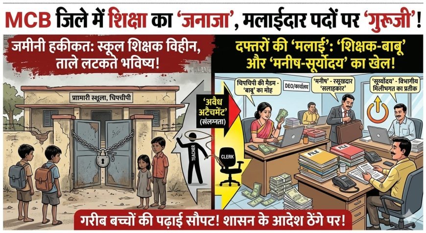 MCB शिक्षा विभाग में नियमों पर सवाल: ओपन स्कूल परीक्षा से पहले अटैचमेंट और नियुक्तियों पर उठे विवाद