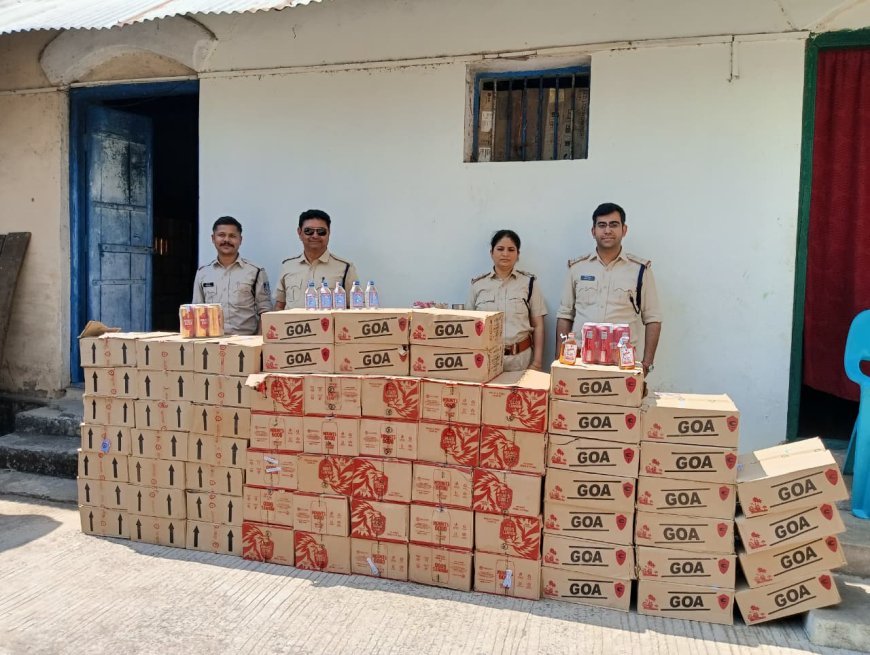 आलीराजपुर में झाड़ियों से 156 पेटी अवैध शराब जब्त, आबकारी विभाग की बड़ी कार्रवाई