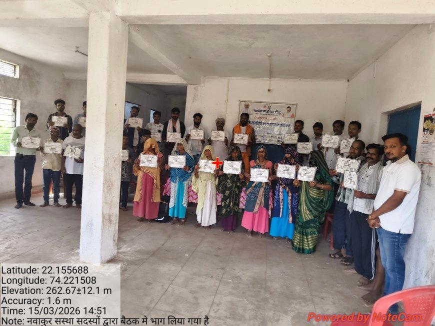 आम्बी गांव में प्रस्फुटन समितियों का क्षमता वर्धन प्रशिक्षण, ग्राम विकास में सक्रिय भागीदारी पर जोर