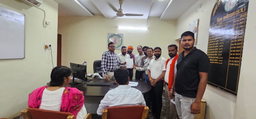 नवरात्रि व हिंदू नववर्ष पर विहिप-बजरंगदल ने सौंपा ज्ञापन, सुरक्षा व शराब दुकान बंद करने की मांग