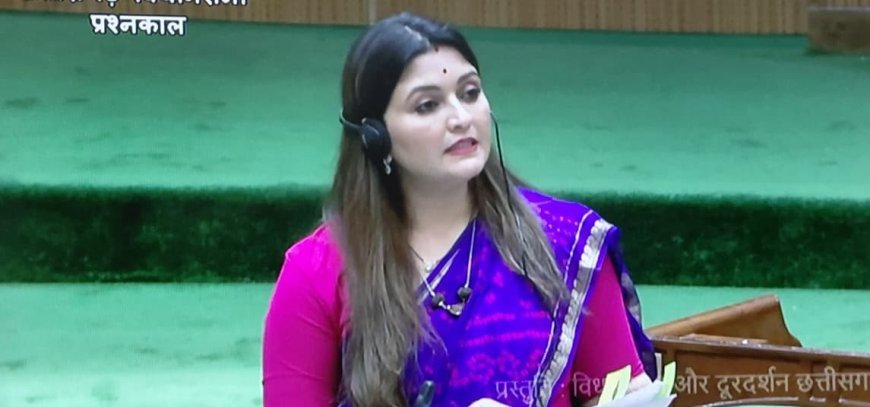 विधानसभा में विधायक भावना बोहरा ने उठाए कृषि, शिक्षा, मत्स्य पालन और ऐतिहासिक धरोहर संरक्षण के मुद्दे