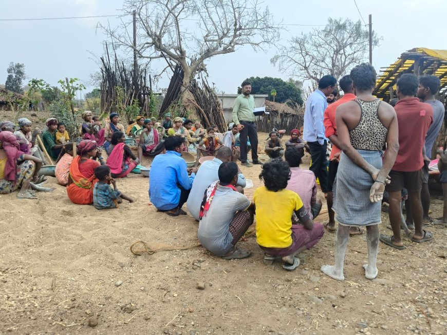 वनांचल में चौपाल के जरिए आवास निर्माण में तेजी: सीईओ अभिषेक अग्रवाल के निर्देश पर अभियान तेज