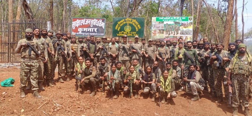 नारायणपुर के कुमनार में पुलिस ने खोला नया सुरक्षा एवं जन सुविधा कैंप, अबूझमाड़ में बढ़ेगा विकास और सुरक्षा