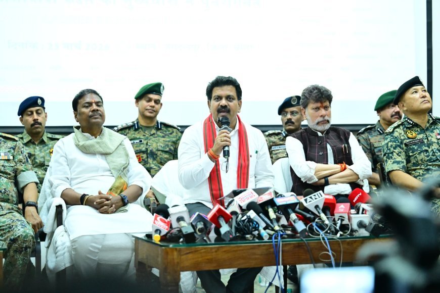 31 मार्च 2026 तक छत्तीसगढ़ नक्सलवाद से होगा मुक्त: उपमुख्यमंत्री विजय शर्मा