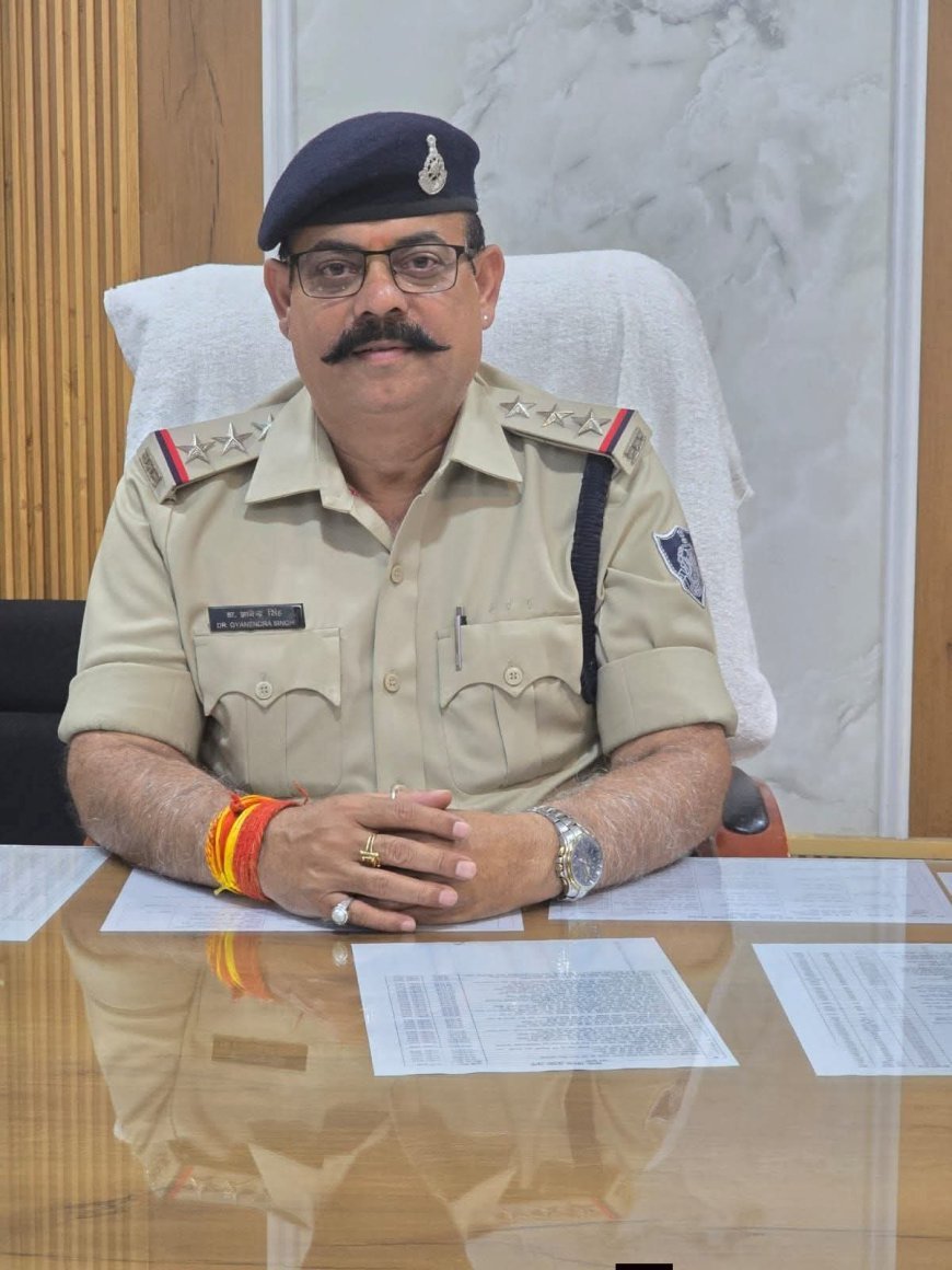 रामनवमी पर मोरवा को मिले नए थाना प्रभारी, डॉ. ज्ञानेंद्र सिंह ने संभाली कमान