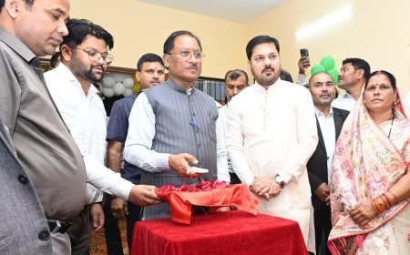 धरसींवा में आधुनिक तहसील कार्यालय का लोकार्पण, 66.20 लाख की लागत से तैयार हुआ सर्वसुविधायुक्त भवन