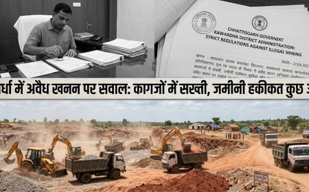 कवर्धा में अवैध खनन पर सवाल: कागजों में सख्ती, जमीनी हकीकत कुछ और