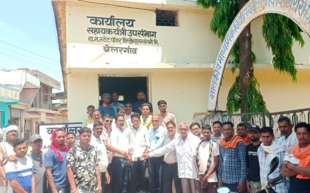 धमतरी: बिजली कटौती और लो वोल्टेज से परेशान किसानों ने बेलरगांव बिजली कार्यालय में सौंपा ज्ञापनdhamtari-farmers-protest-electricity-cut-voltage-issue-belaragaon  ???? Keywords (कीवर्ड्स)