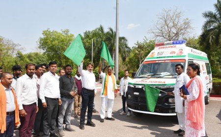 कबीरधाम को मिली 7 नई एम्बुलेंस: स्वास्थ्य सेवाओं को मिलेगी नई मजबूती, दूरस्थ क्षेत्रों को बड़ा लाभ