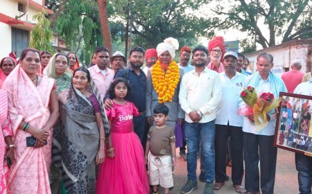 अंबागढ़ चौकी में सहायक राजस्व निरीक्षक जलील रब्बानी को भावभीनी विदाई, 40 वर्षों की सेवा को किया गया नमन