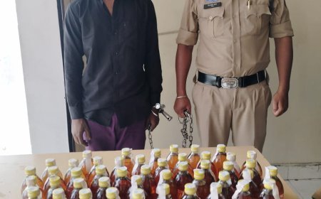 रायपुर ग्रामीण पुलिस की कार्रवाई: 48 पौवा अवैध शराब के साथ आरोपी सुल्तान अली गिरफ्तार