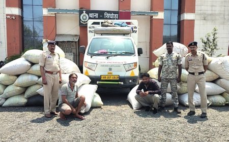 महासमुंद में बड़ी कार्रवाई: 1432 किलो अफीम पोस्त डोडा के साथ दो तस्कर गिरफ्तार