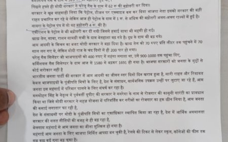महंगाई पर कांग्रेस का हमला: बलरामपुर में केंद्र सरकार की नीतियों पर उठाए सवाल