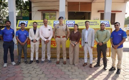 जीके टीएमटी की CSR पहल से रायपुर में सड़क सुरक्षा को मिला नया बल