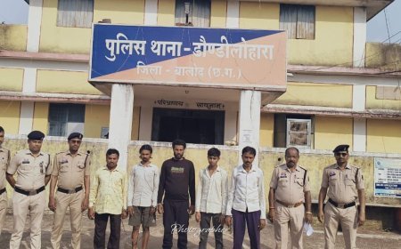 जोगीभाट हत्याकांड: 24 घंटे में 5 आरोपी गिरफ्तार, चाकू-डंडा बरामद