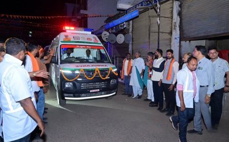 बेमेतरा को मिली 6 नई 108 संजीवनी एम्बुलेंस, आपातकालीन स्वास्थ्य सेवाएं होंगी और मजबूत