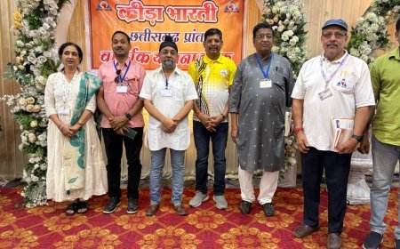 रायपुर में क्रीड़ा भारती की प्रांत स्तरीय योजना बैठक संपन्न, संगठन विस्तार और खेल गतिविधियों पर बनी रणनीति