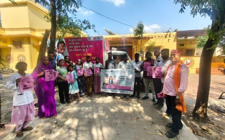 मंदसौर में HPV वैक्सीनेशन जागरूकता अभियान तेज, गांव-गांव पहुंच रहा जागरूकता रथ