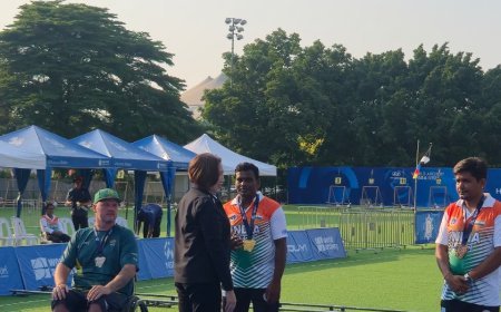 छत्तीसगढ़ के तीरंदाज तोमन कुमार ने बैंकॉक पैरा आर्चरी सीरीज 2026 में जीते 3 गोल्ड मेडल