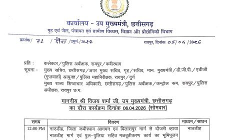 उप मुख्यमंत्री विजय शर्मा ने 5.36 करोड़ की सड़क निर्माण परियोजना का किया भूमिपूजन