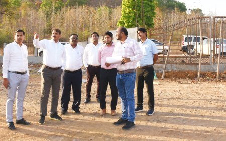 कलेक्टर गोपाल वर्मा ने पचराही में निर्माणाधीन गौधाम का किया निरीक्षण, गुणवत्ता और समय-सीमा पर दिया जोर