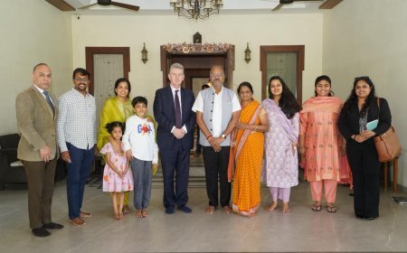 ऑस्ट्रेलियाई महावाणिज्यदूत से सांसद बृजमोहन अग्रवाल की मुलाकात, निवेश और सांस्कृतिक सहयोग पर चर्चा