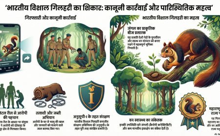 दंतेवाड़ा में वन्यजीव शिकार का भंडाफोड़, 9 भारतीय विशाल गिलहरियों के शिकारी गिरफ्तार