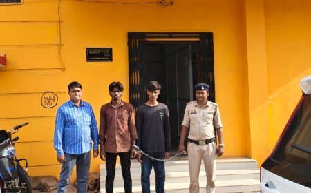 डी.डी. नगर में लूट की दो वारदातों का खुलासा, 5 आरोपी गिरफ्तार