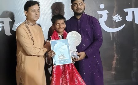 युवा तबला वादक फणीन्द्र दुबे को “कला गौरव रत्न” सम्मान, नटरंग 2026 में बिखेरा जलवा