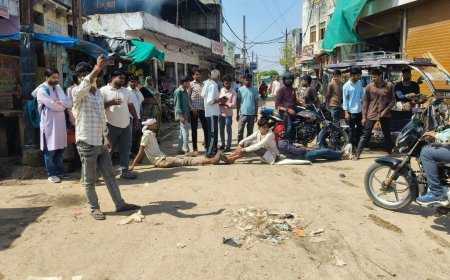 विजयपुर में गैस संकट पर भड़का जनाक्रोश, एसडीएम बंगले के सामने लगा जाम